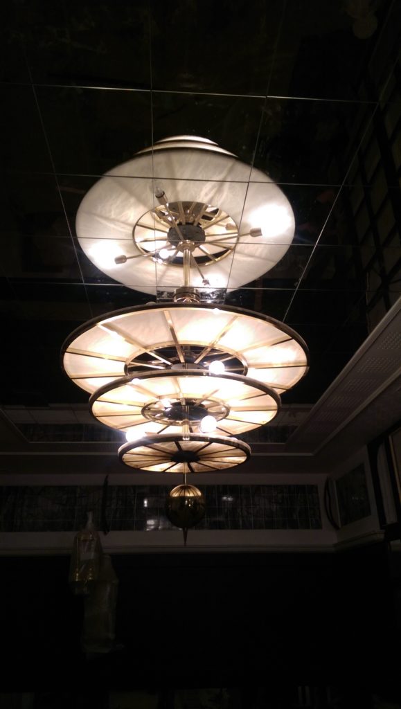 Fabricación de lámparas de salón